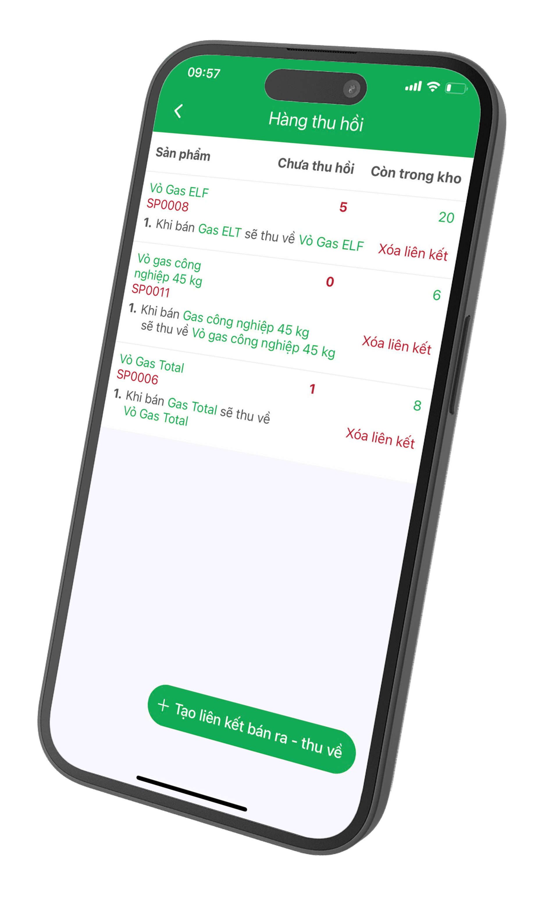 Quản lý hàng thu hồi